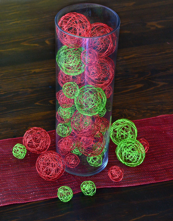 Party Ideas by Mardi Gras Outlet Holiday Wire Ball Wreath Tutorial