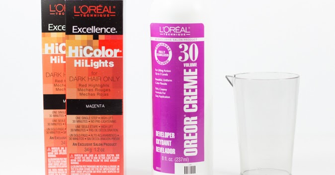 Dyeing My Hair With L Oreal Hicolor In Magenta A Lovely Allure