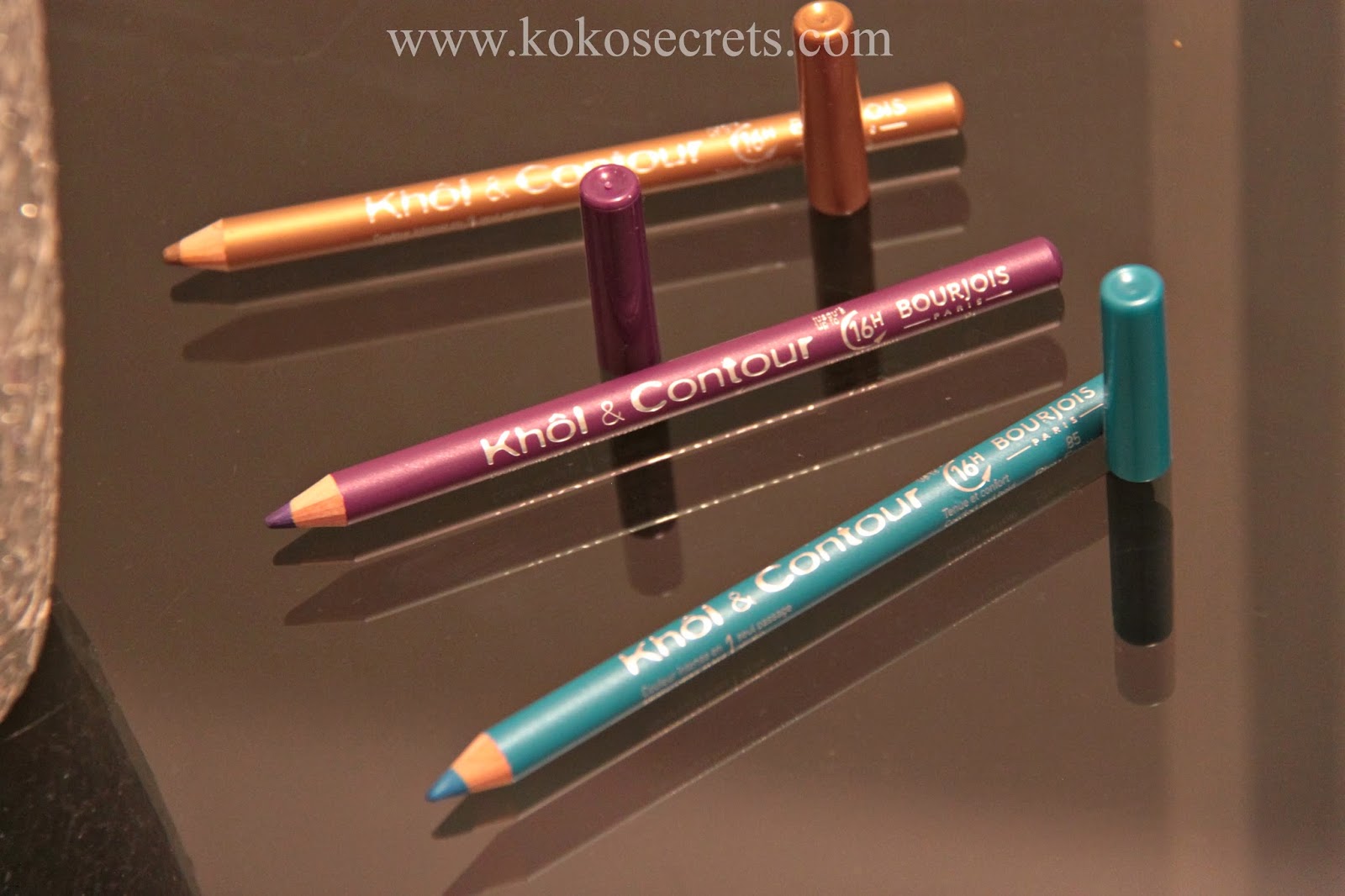 Bourjois Khol & Contour Eye Liner Pencils Bronze Petillant Bleu