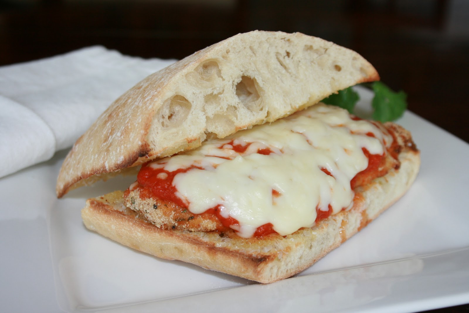Everyday Entertaining Chicken Parmesan Sandwich Lunch Recipes