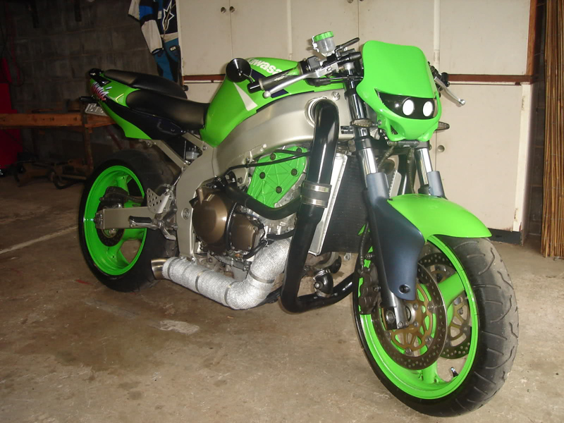 Ямаха zx6 Ninja кастом стант