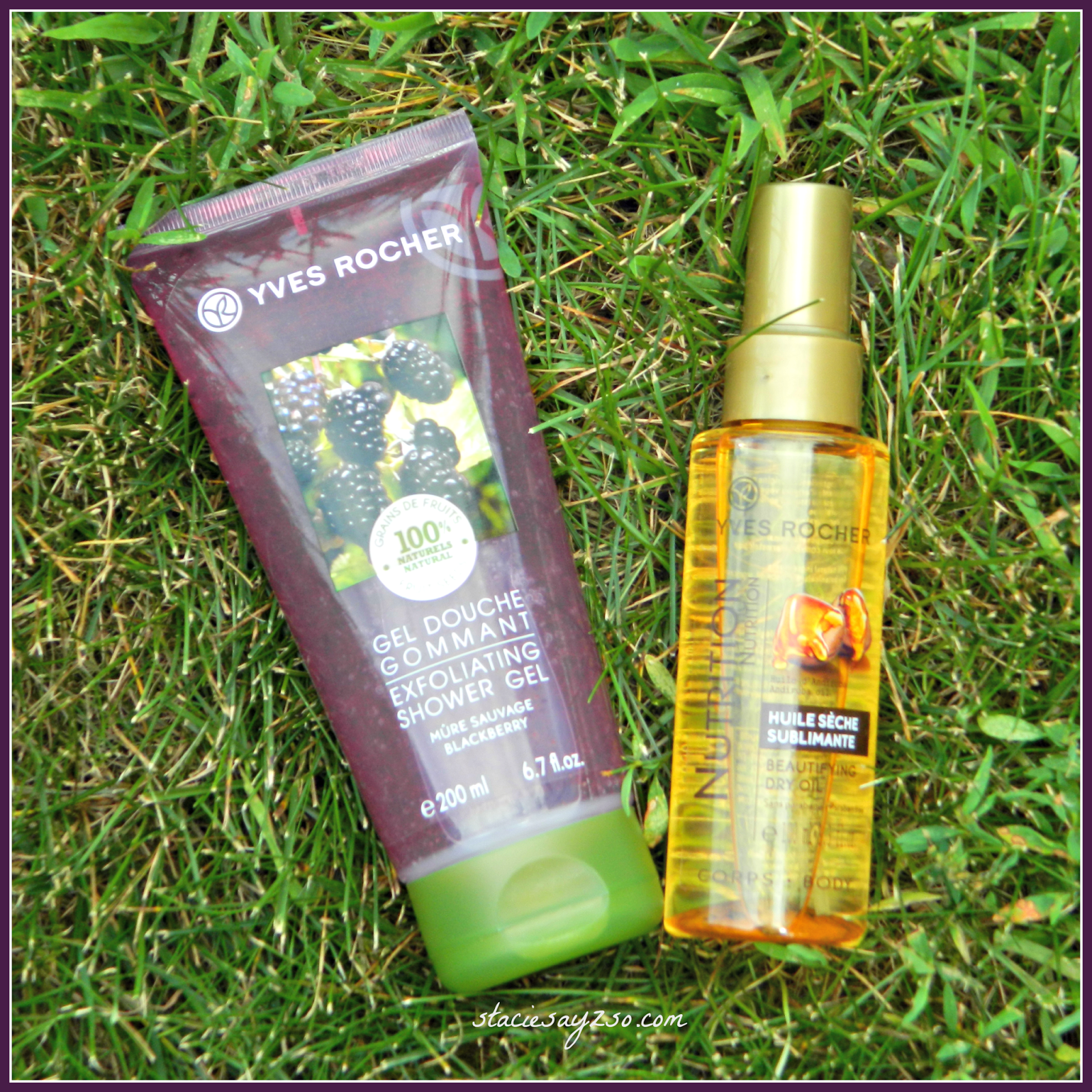 Get Smooth Summer Skin with Yves Rocher Blackberry Shower Gel & Dry Oil