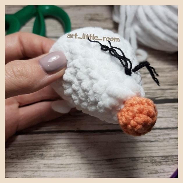 Мастер-класс мышонок крючком: мордочка Мастер-класс мышонок крючком