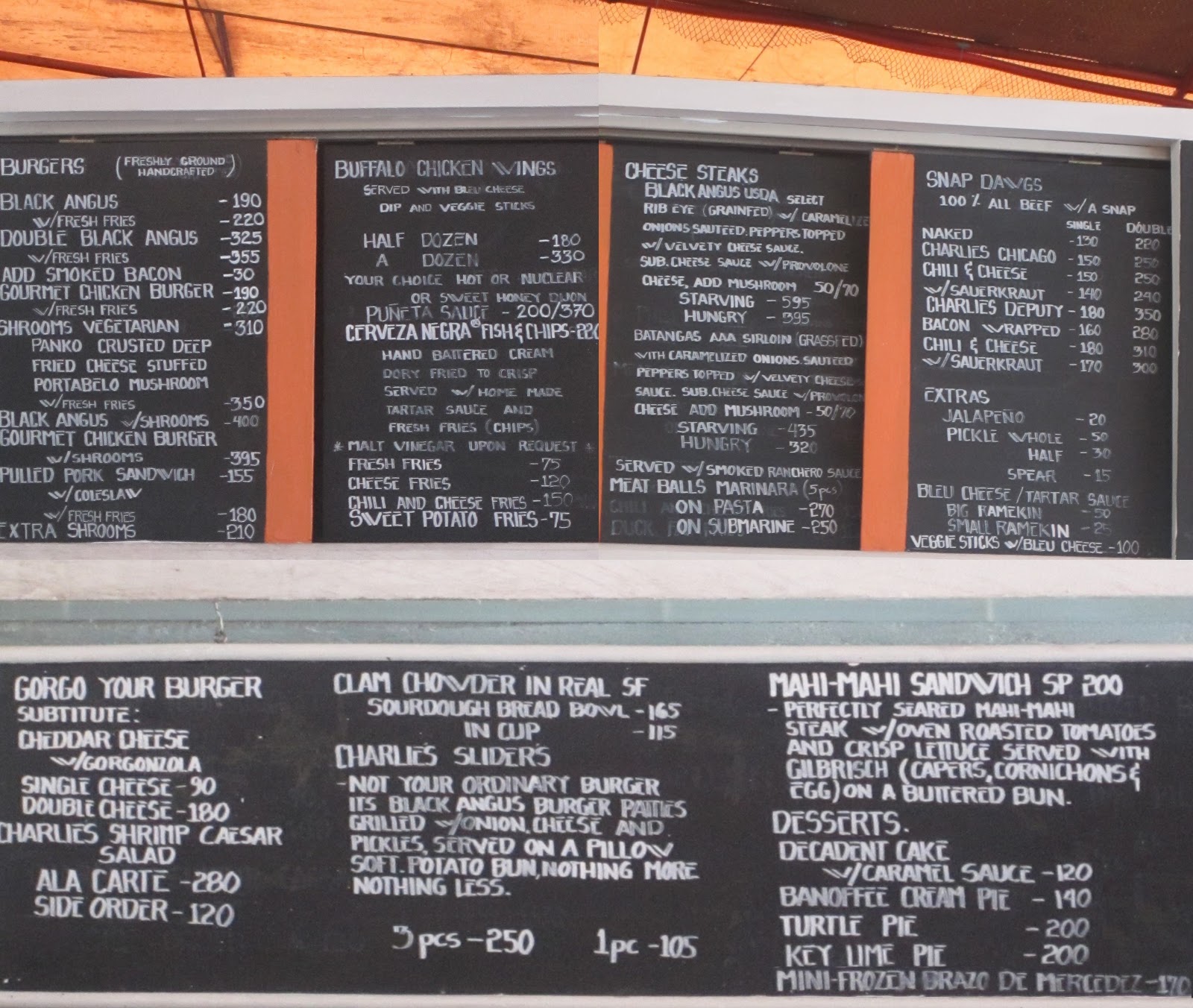 Charlie�s Grind and Grill 1st, 2nd and 3rd Time Around