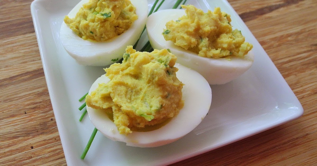 Delish Dish Cooks My Mom's Curried Deviled Eggs
