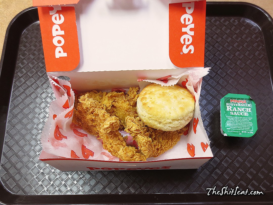 The Shit I Eat Popeyes Three Tenders Meal