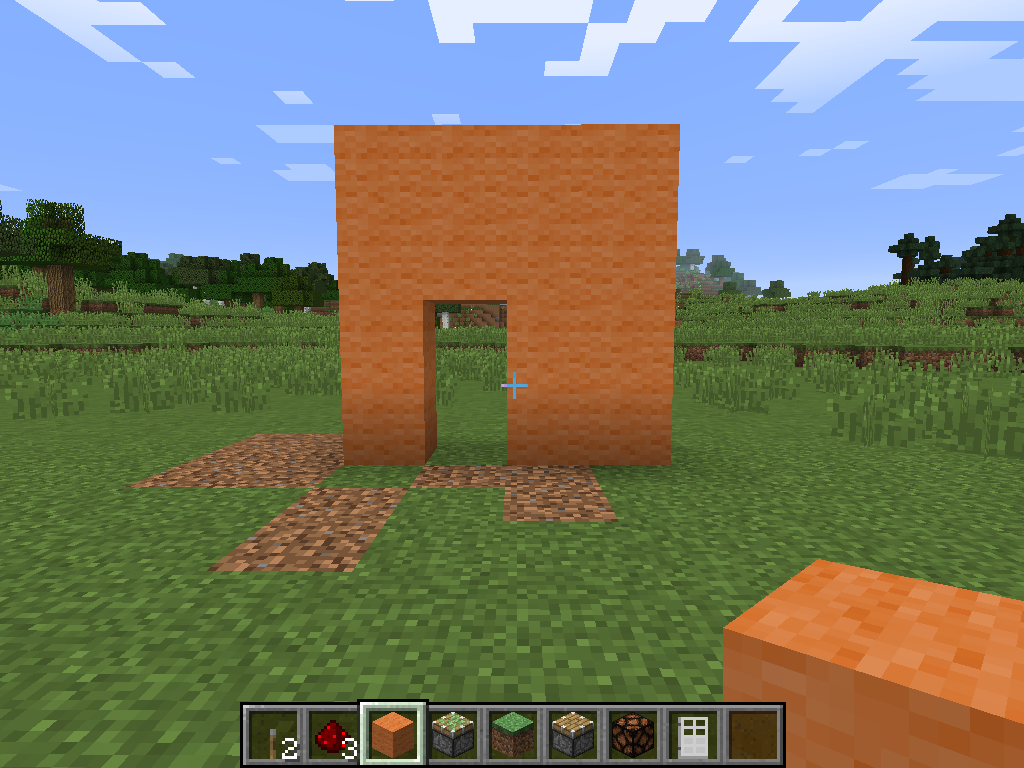Pip Games Minecraft Basic Single Sticky Piston Hidden Door