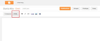HTML postingan blog