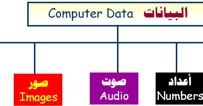 الملف هو مجموعة من البيانات المختلفة مثل النصوص و الصور و مقاطع الفيديو وغيرها