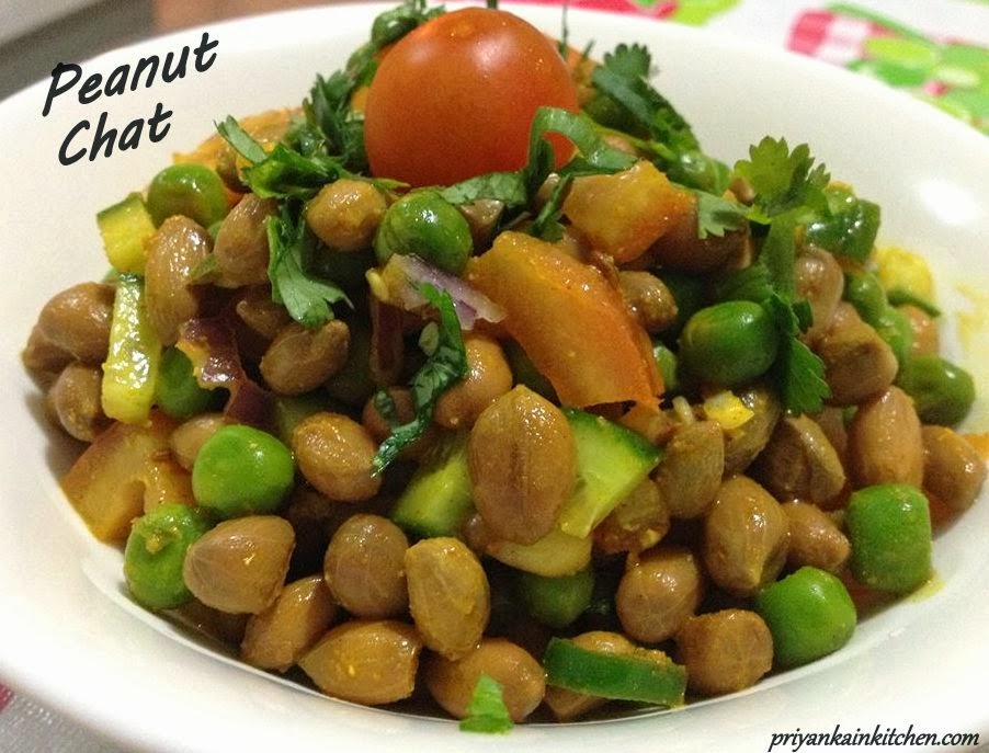 Peanut Chaat Healthy, Nutritious and Tasty Indian Vegetarian Cuisine