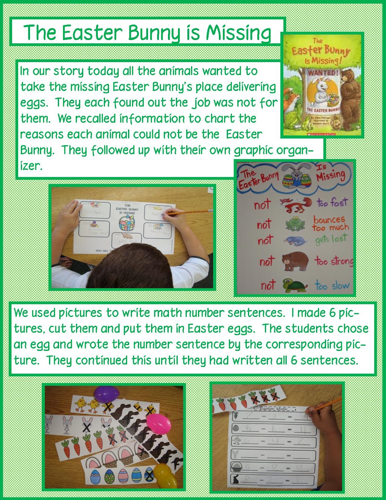 Golden Gang Kindergarten The Easter Bunny is Missing