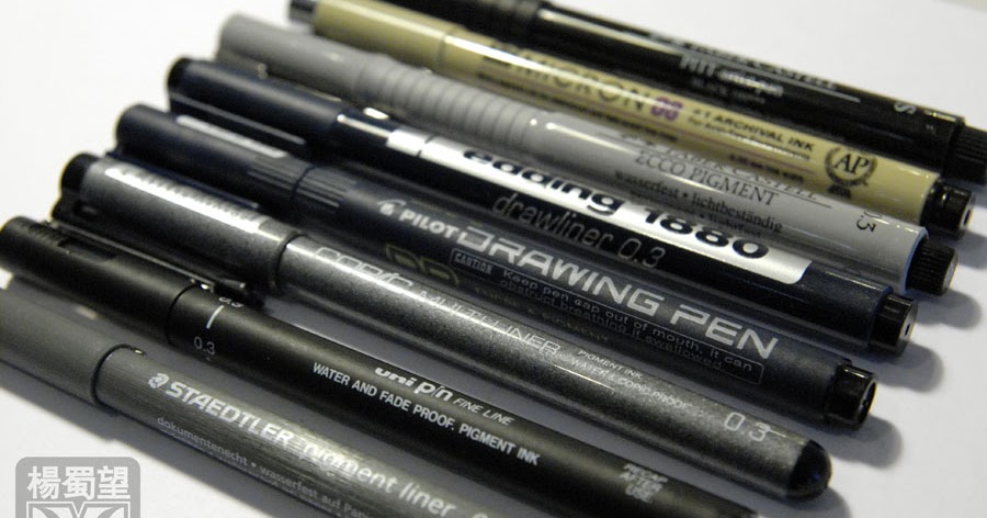 Edding 1880 Pigment Liner Fineliners Drawing Pens 0.0.5mm to 0.7mm 