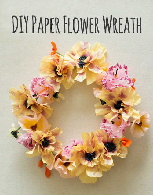 The Nonpareil Home Paper Flower Wreath