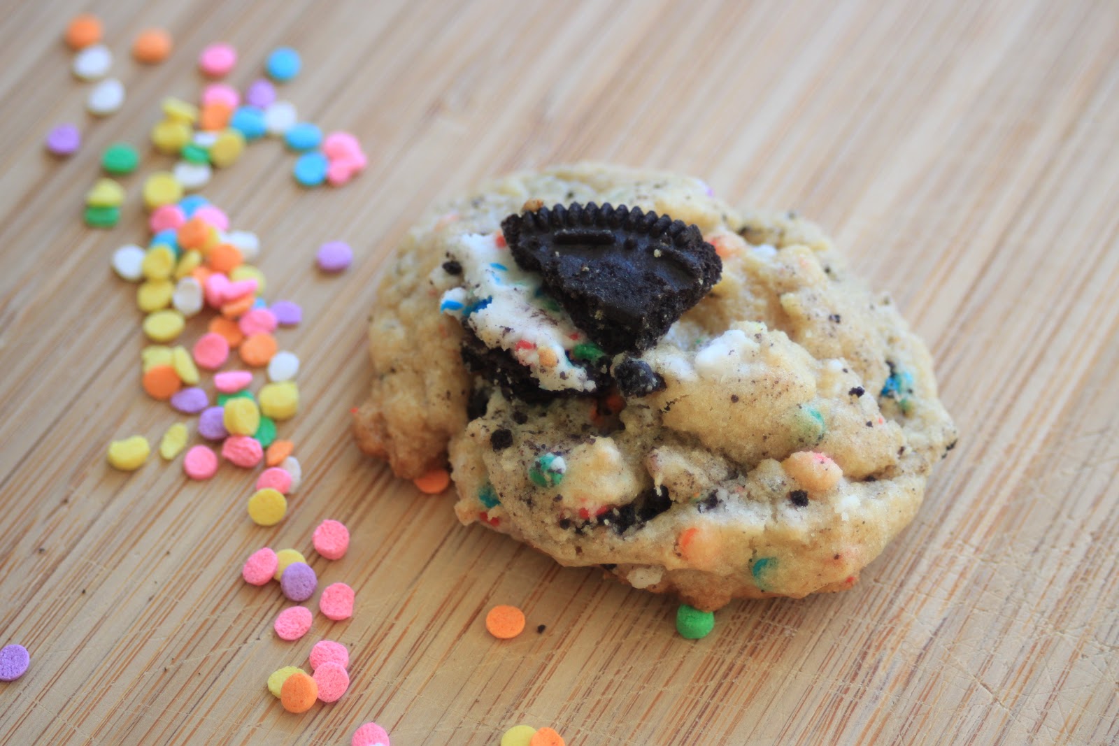 Good Clean Fun Birthday Cake Oreo Chunk Cookies
