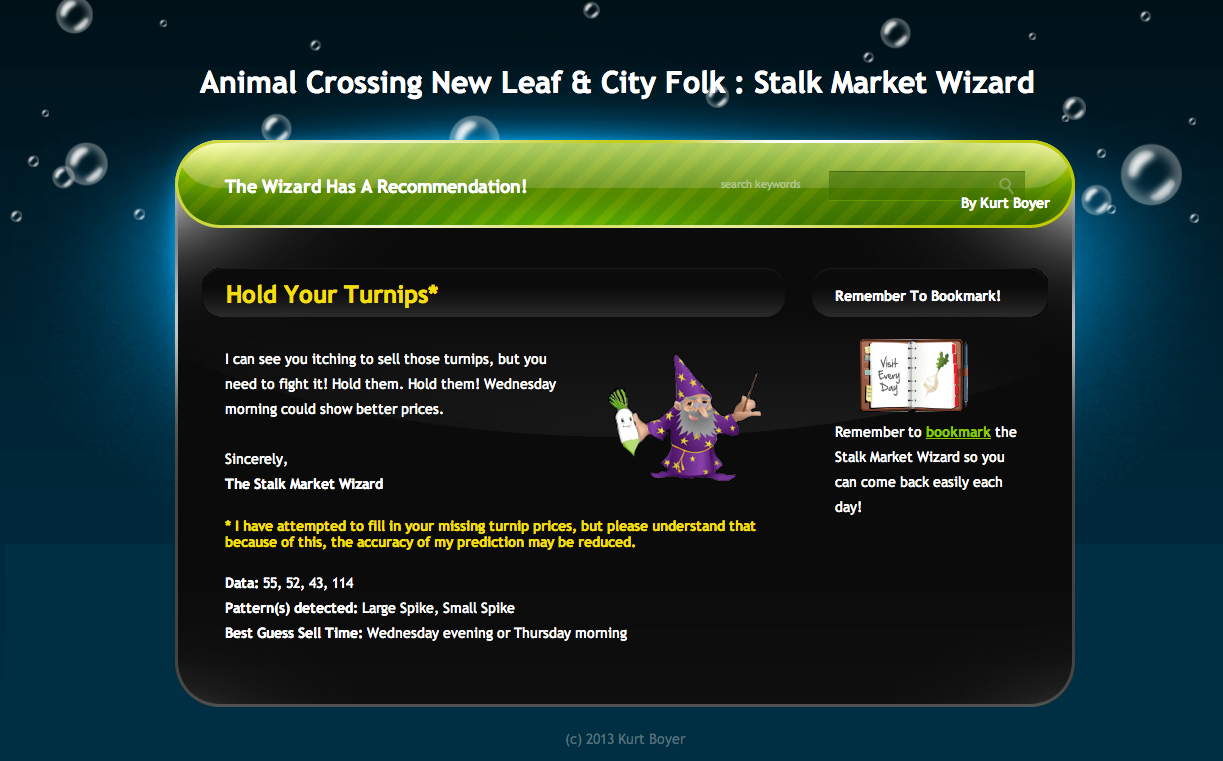 Sixthfore: Personal Game Log: Animal Crossing: New Leaf - The Stalk Market  Strategy Guide