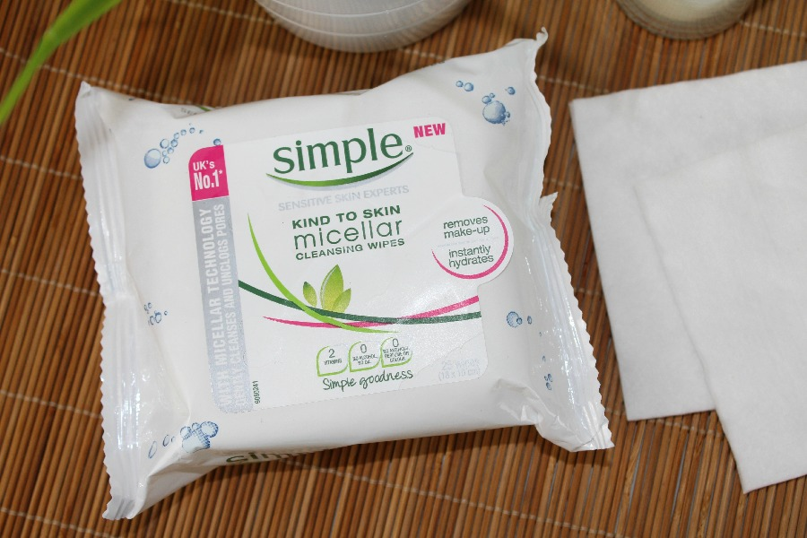 Simple Micellar Cleansing Wipes Review and Photos Pink Paradise Beauty