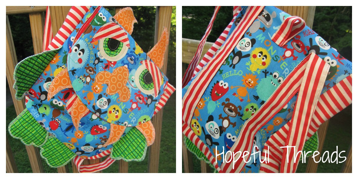 Hopeful Threads Pattern Review Monster Backpack from Muddy Max