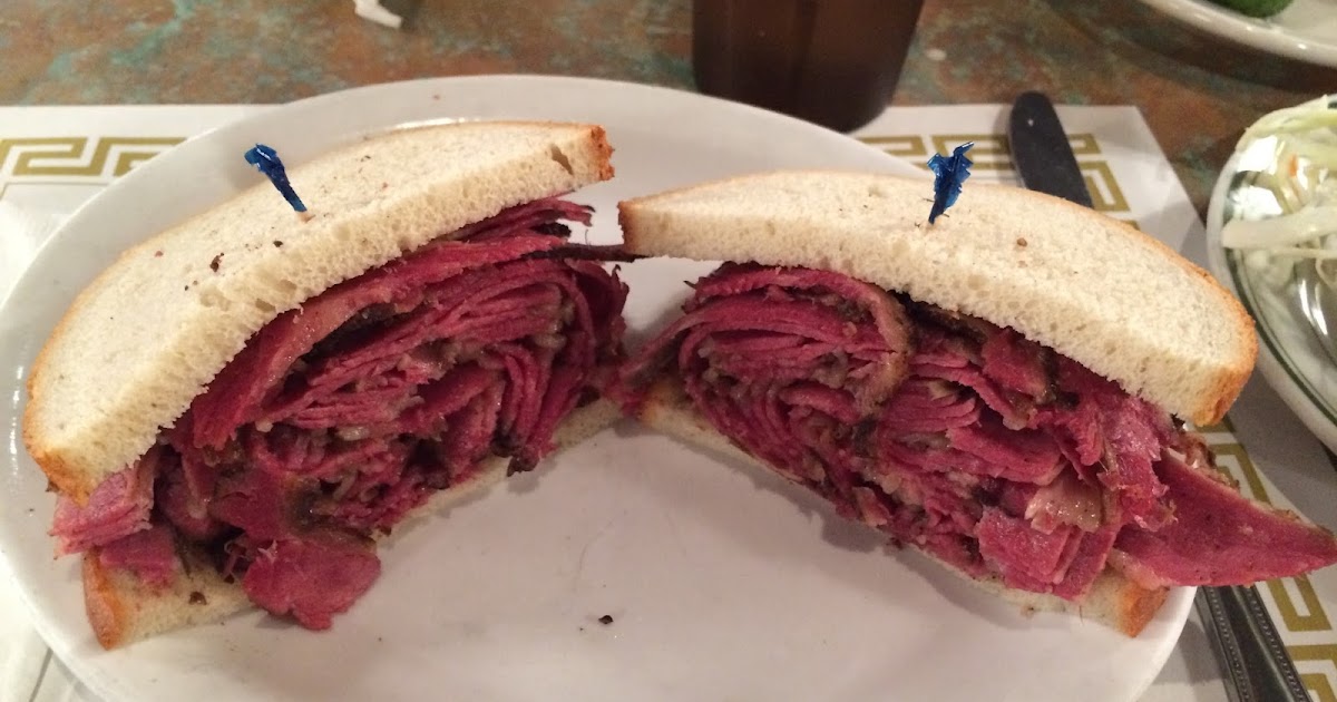 Hot Pastrami NYC Liebman’s Kosher Delicatessen Riverdale / Bronx