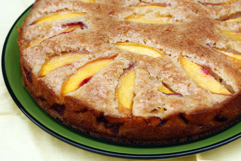 Above an Italian Restaurant Summer Peach Cake