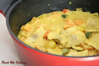 Indyjskie curry z rybą i batatami
