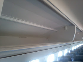 American Eagle Airlines Overhead Bin for Carry On Baggage Stowage