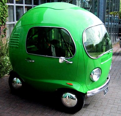 Image result for green pea car