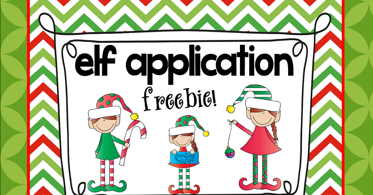 Kindergarten Squared Freebie Elf Applications!