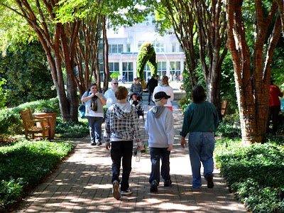 Zach, Kam, MJ, Atlanta Botanical Garden