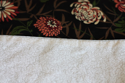aster and mum print floral fabric