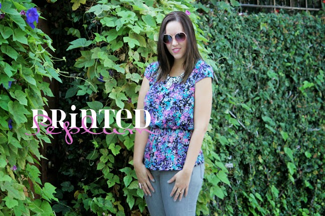 printed peplum printed peplum