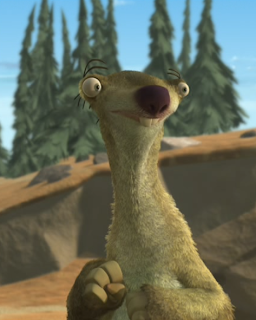 Characters all around: Sid the SLoth