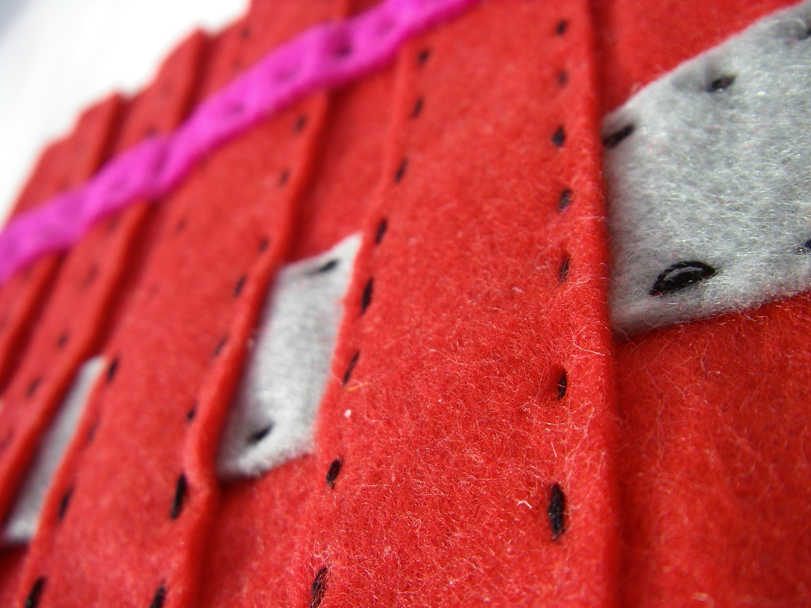 sidney hand stitched applique felt