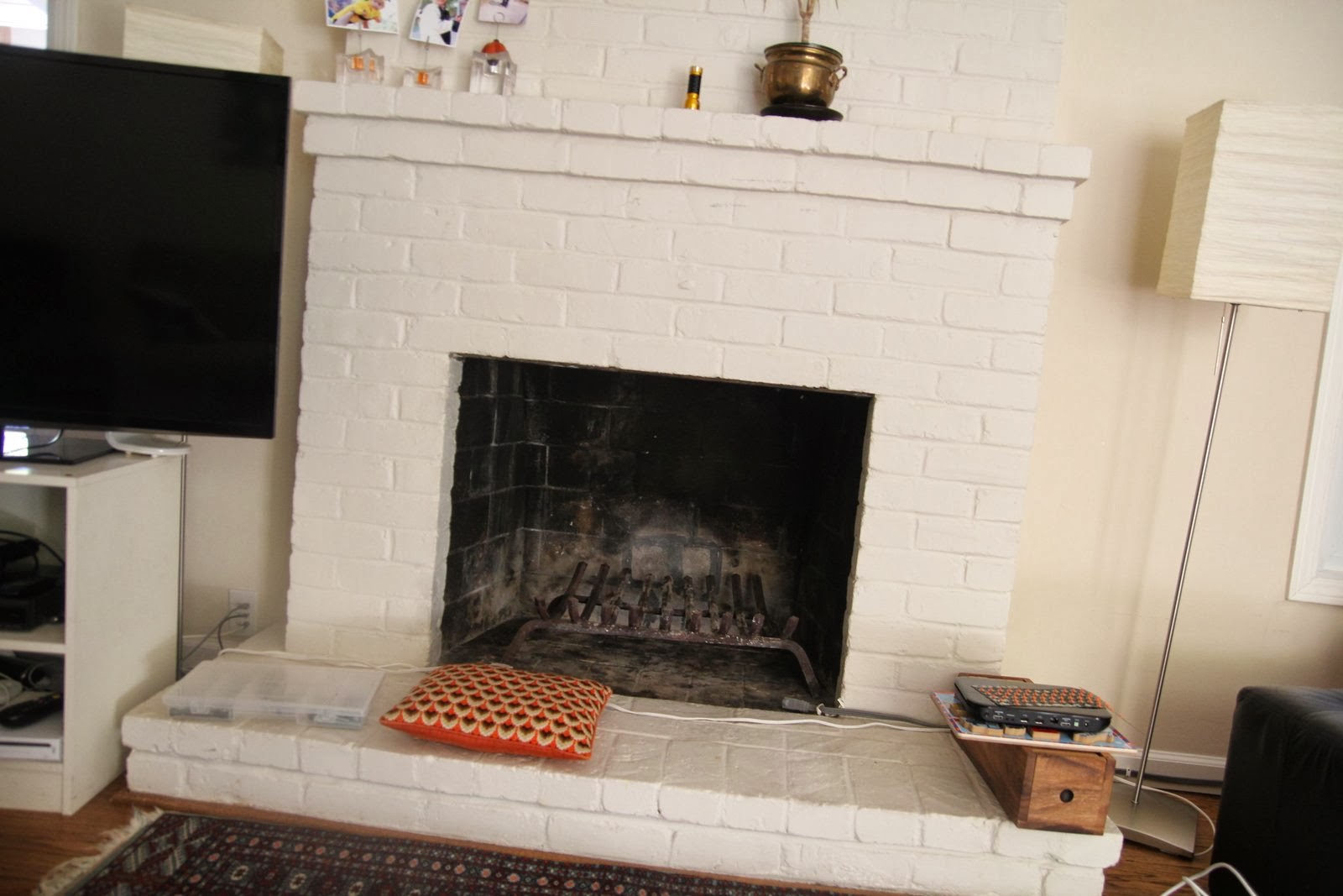 Nicolle s Originals Fireplace Remodel Part 2 Bricks to