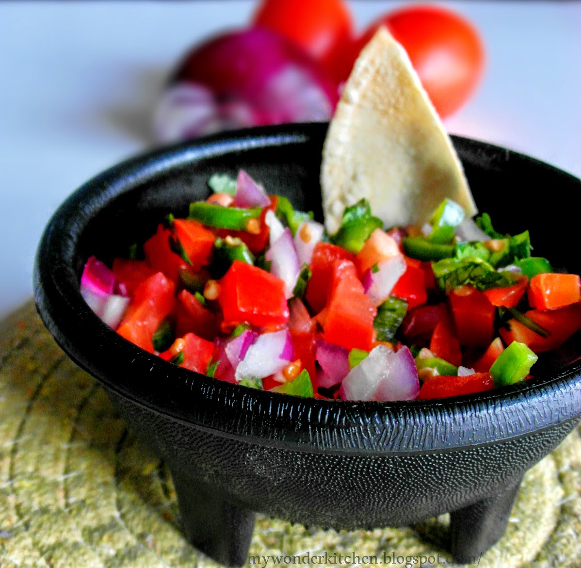 Pico de GalloSalsa FrescaSalsa PicadaSalsa BanderaMexican Tomato salsa