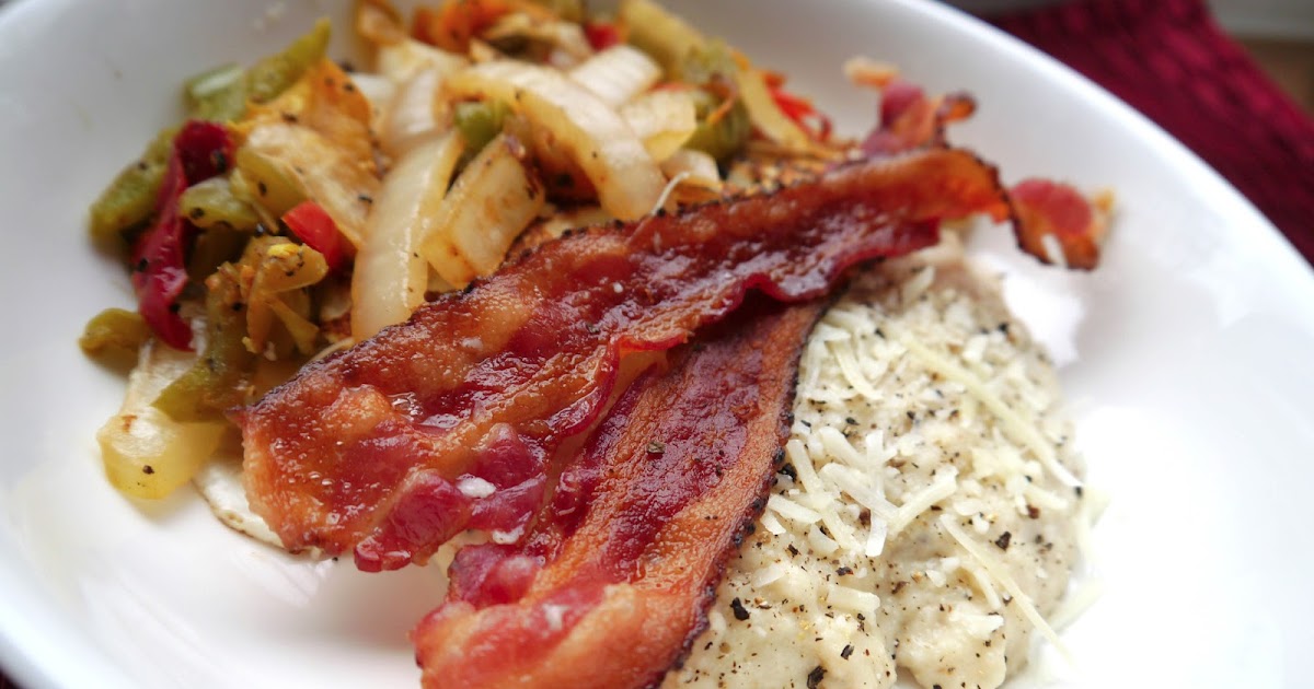 NY FoodGasm Morning Wood Cheesy Grits, Southern Comfort done Light