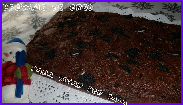 Brownie De Oreo
