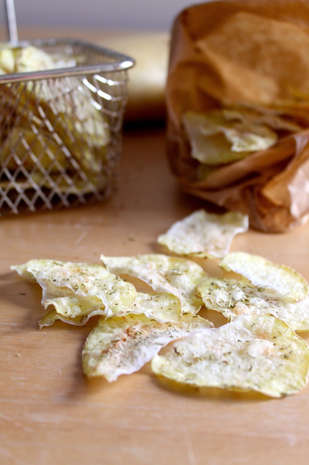 Cook A Life! by Maeva Chips de pommes de terre { cuisson au four ou au