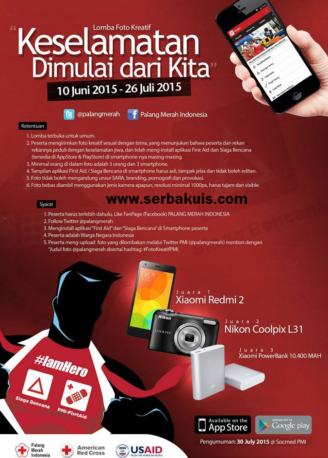 Kontes Foto Kreatif PMI Berhadiah Xiaomi Redmi 2 Kontes Foto Kreatif PMI Berhadiah Xiaomi Redmi 2