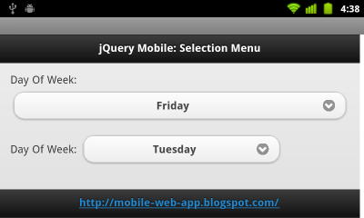 jQuery Mobile select menu in landscape jQuery Mobile select menu in landscape