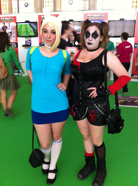 Fionna y Arley Quin en la Comic Con Spain 2012 Fionna y Arley Quin en la Comic Con Spain 2012