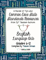 FREE Grades 6-12 English/Language Arts Common Core State Standards Resources eBook by TpT Teacher-Authors