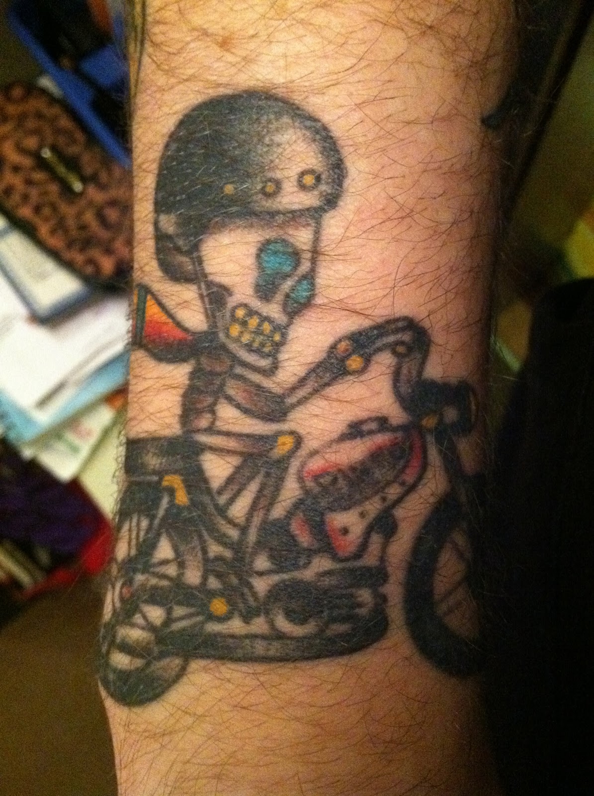 Moped Tattoo