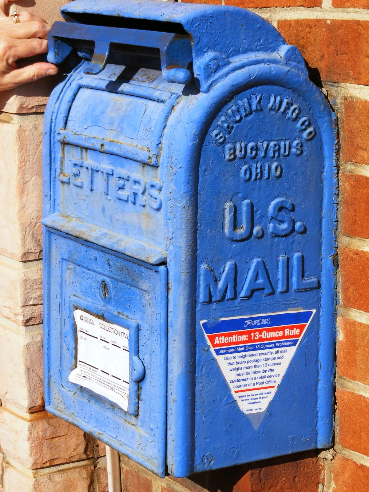 T C C Philip Downing Letter Box U S Patent 462093 Oct 27 1891