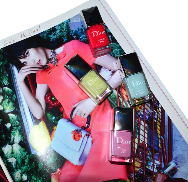 Dior Vernis #301 Bleuette, #302 Garden, #491 Lilac & #650 Pivoine for Spring 2016, Review, Swatch & Comparison