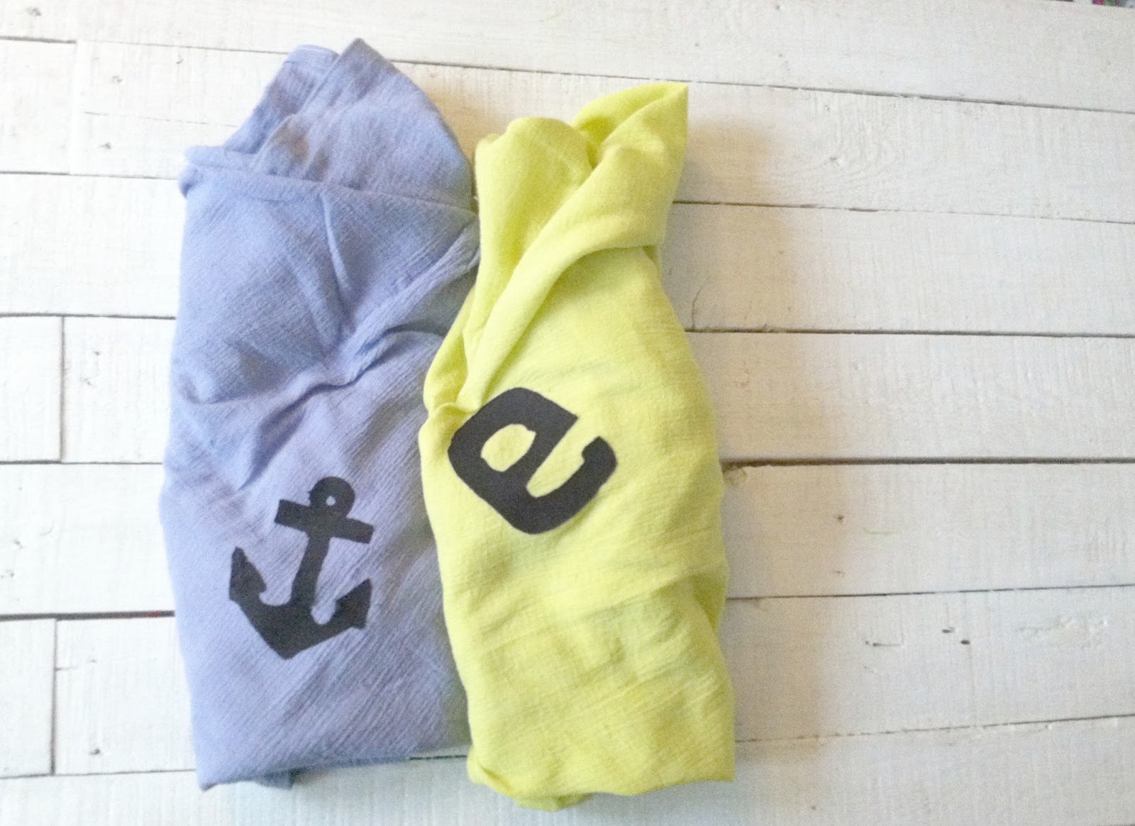 Dyed & Personalized Swaddle Blankets w/Tutorial Farmhouse Made