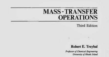 mass transfer operations treybal solution manual