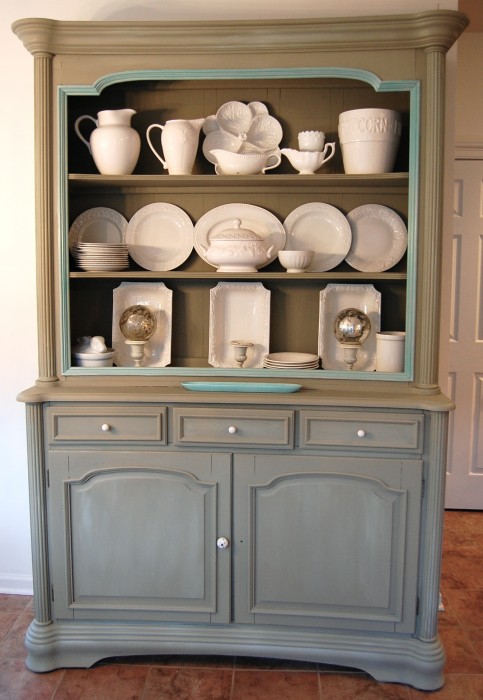painted hutch