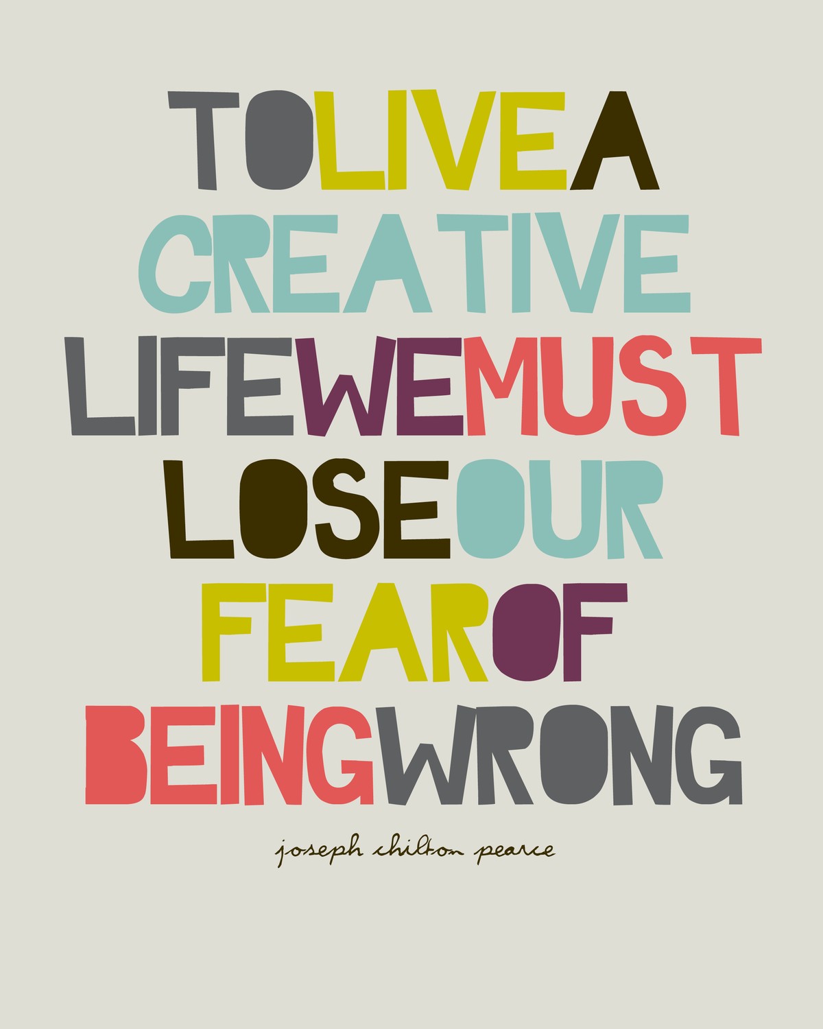 Creativity means