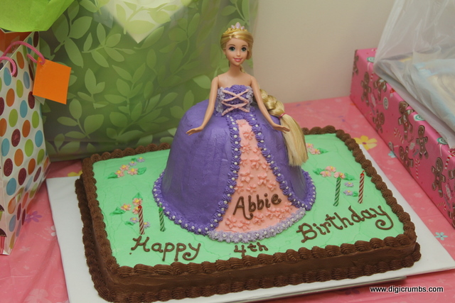 DigiCrumbs: Rapunzel Birthday Cake featuring Disney’s Tangled Rapunzel Doll