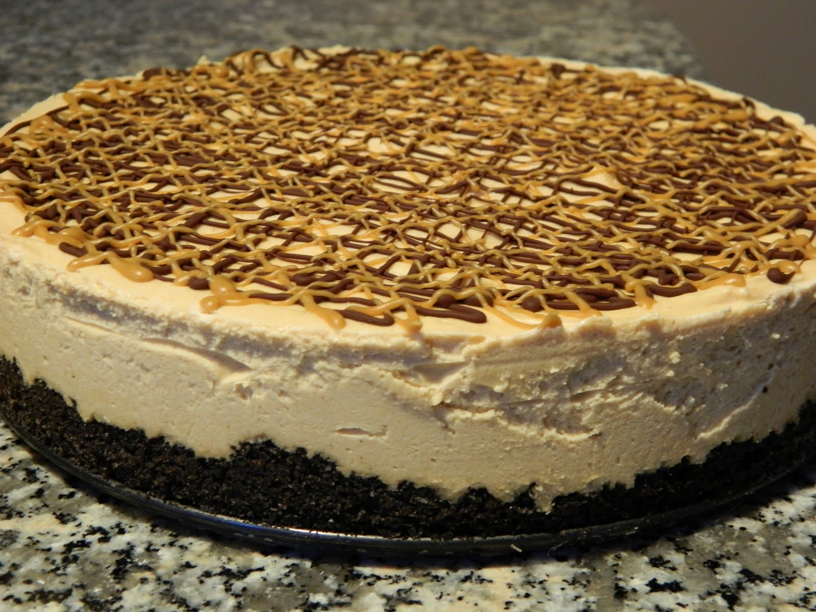 Runner Foodie Frozen Chocolate Peanut Butter Pie
